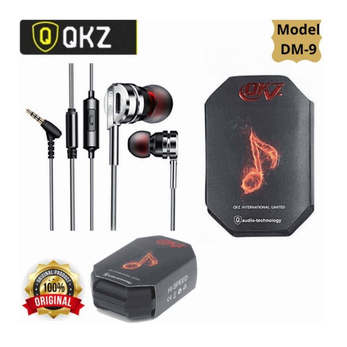 QKZ DM9 Earphone Black dm 9 {Copy}