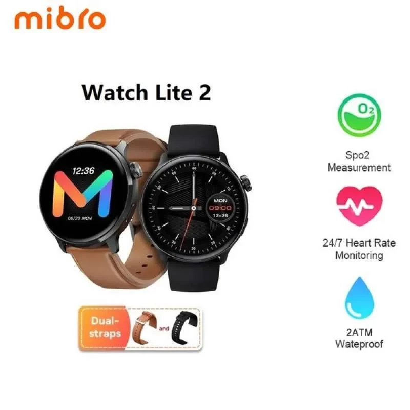 Mibro Watch Lite2 AMOLED Display Bluetooth Call Smart Watch