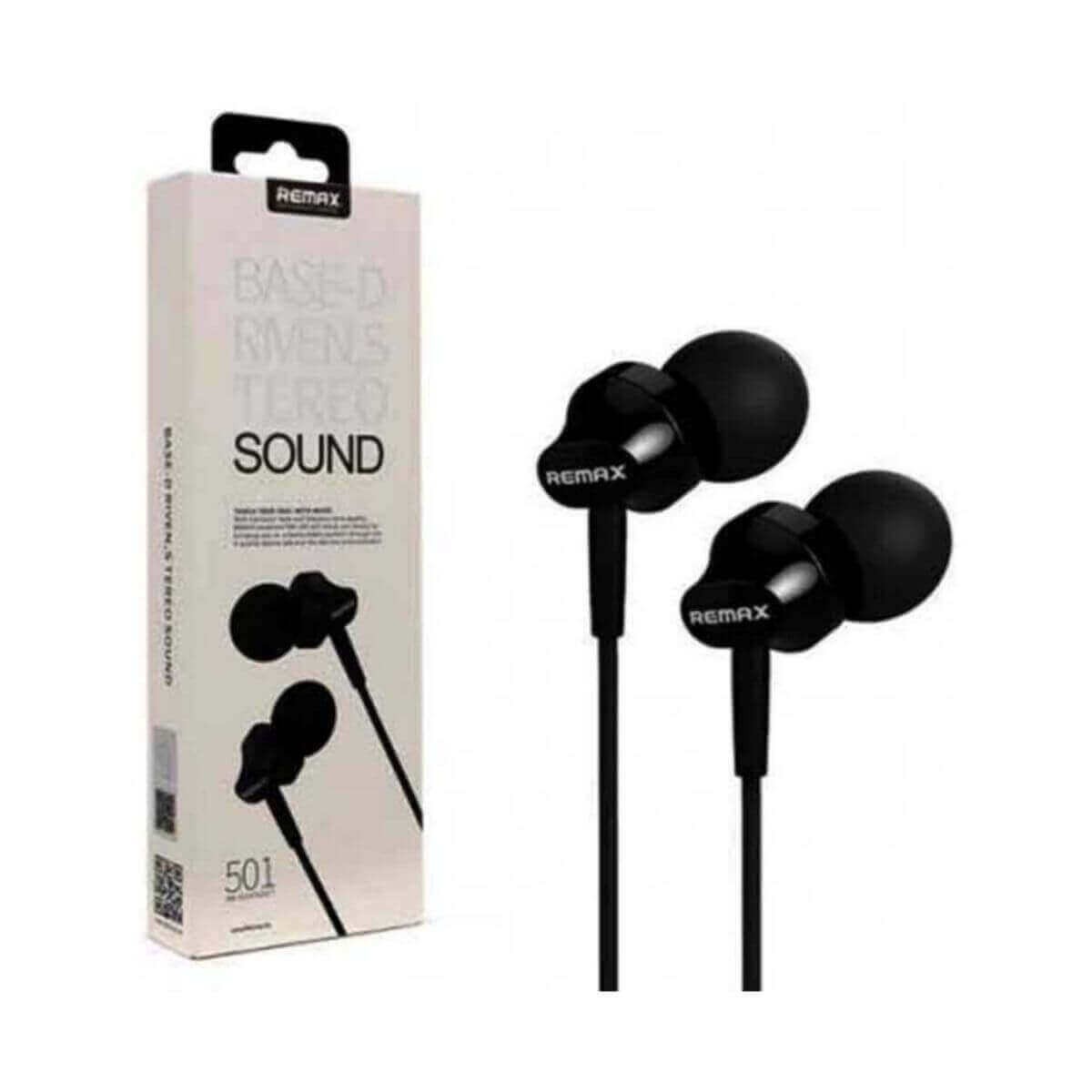 Remax RM501 Copy Earphone Black & White